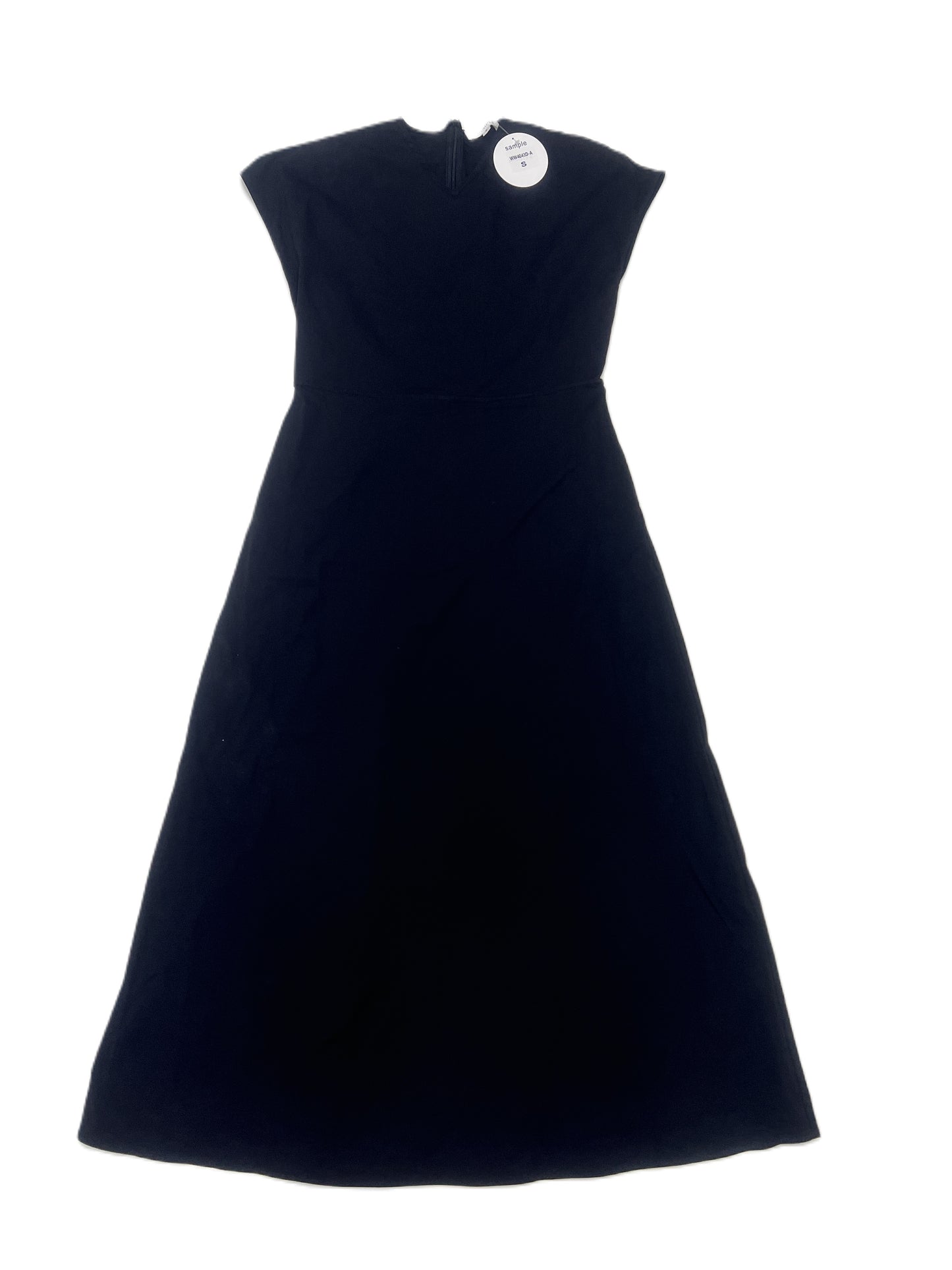 Black V Neck Sleeveless Cotton Dress