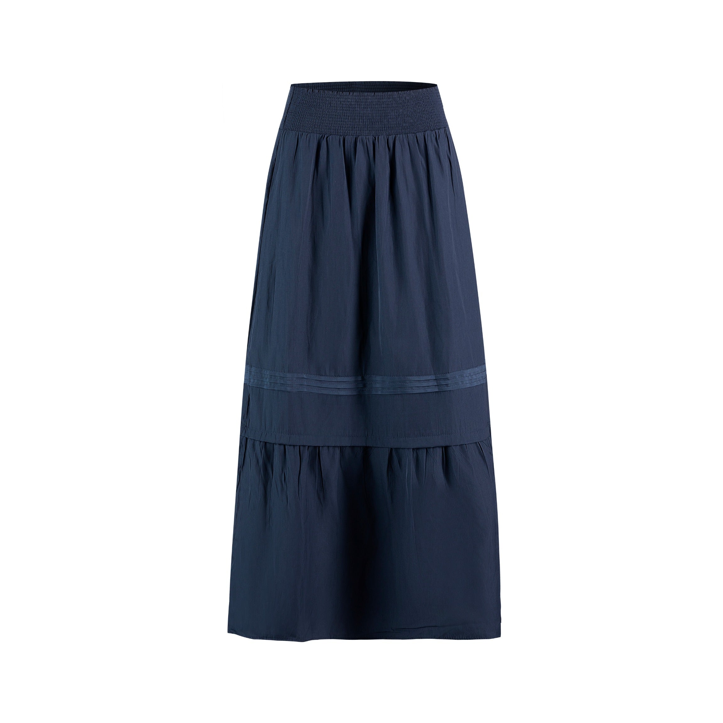 Dark Navy Scrunch Waist Skirt