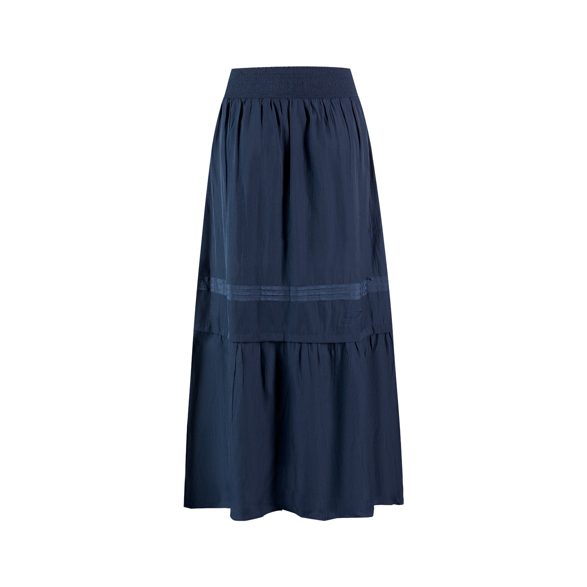 Dark Navy Scrunch Waist Skirt