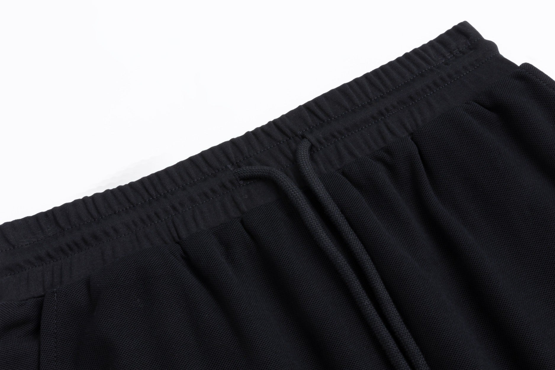 Black Casual Skirt With Drawstring