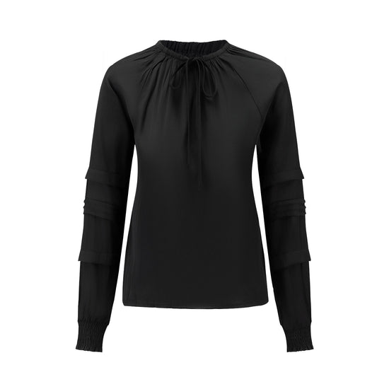 Black With Raglan Sleeves Top