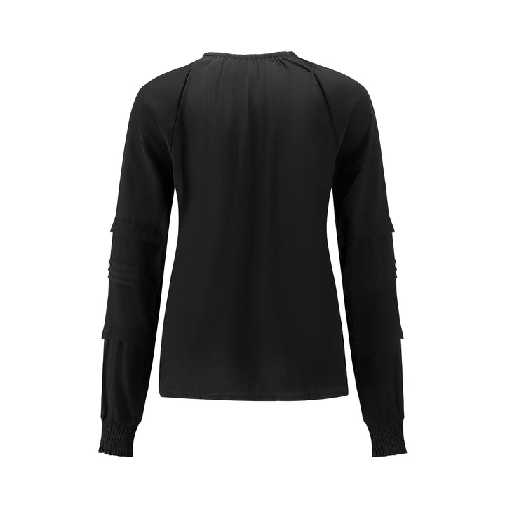 Black With Raglan Sleeves Top