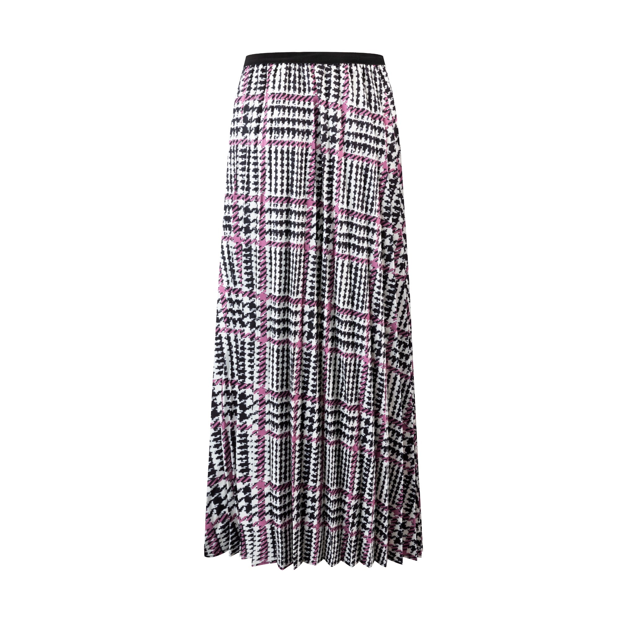 Printed Pleated Skirt