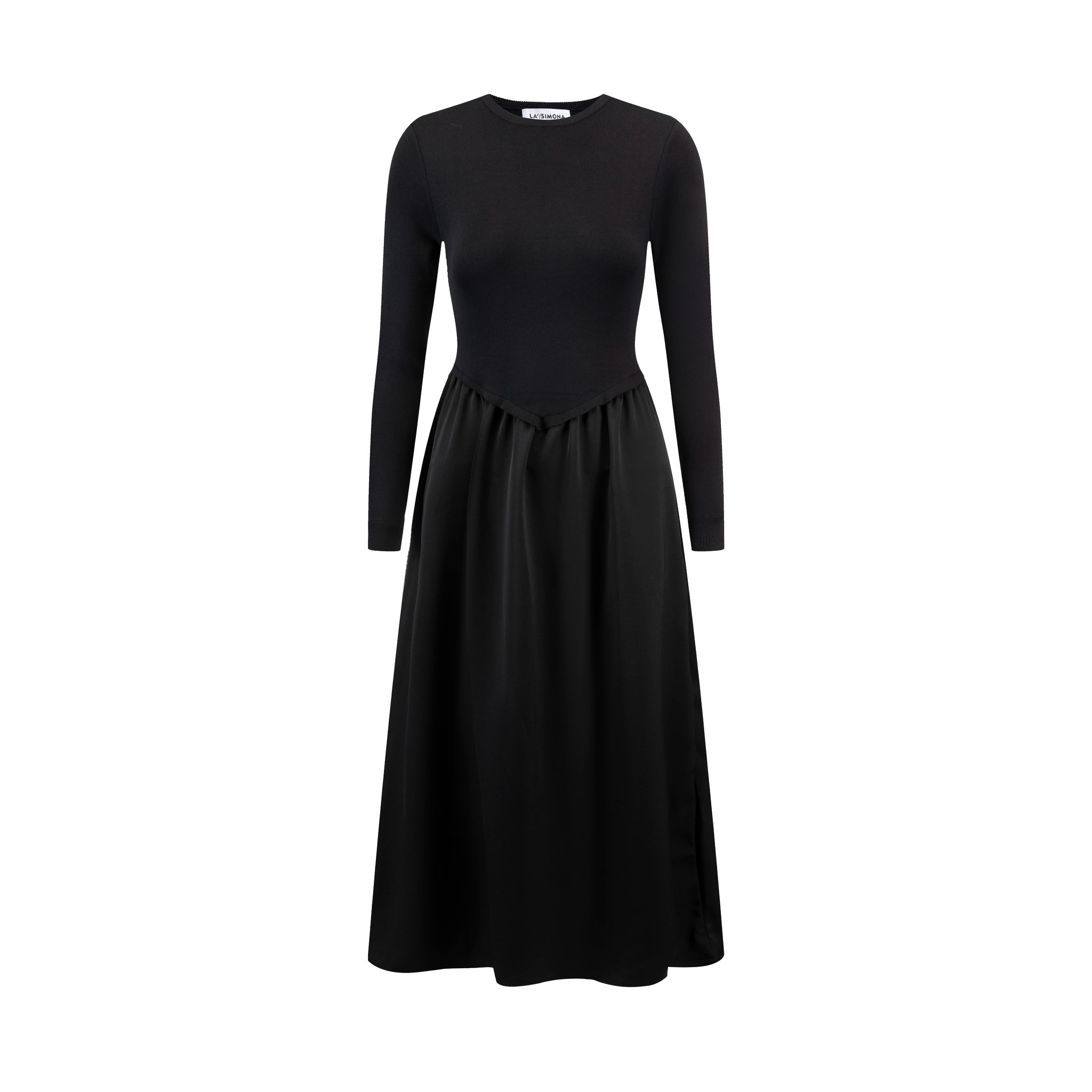 Knit V Waist Statin Dress