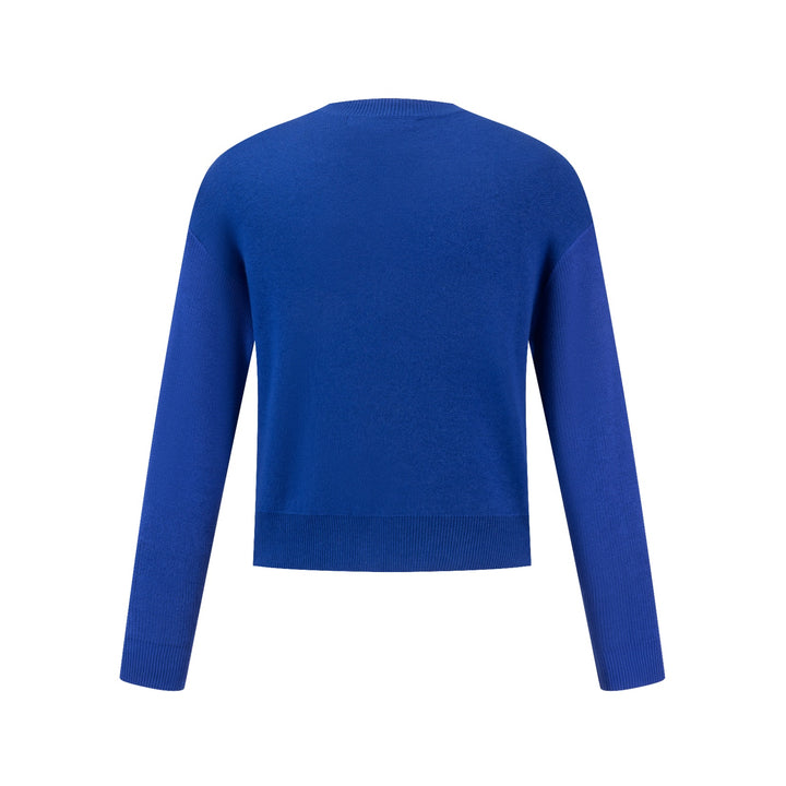 Royal Blue Knit Top