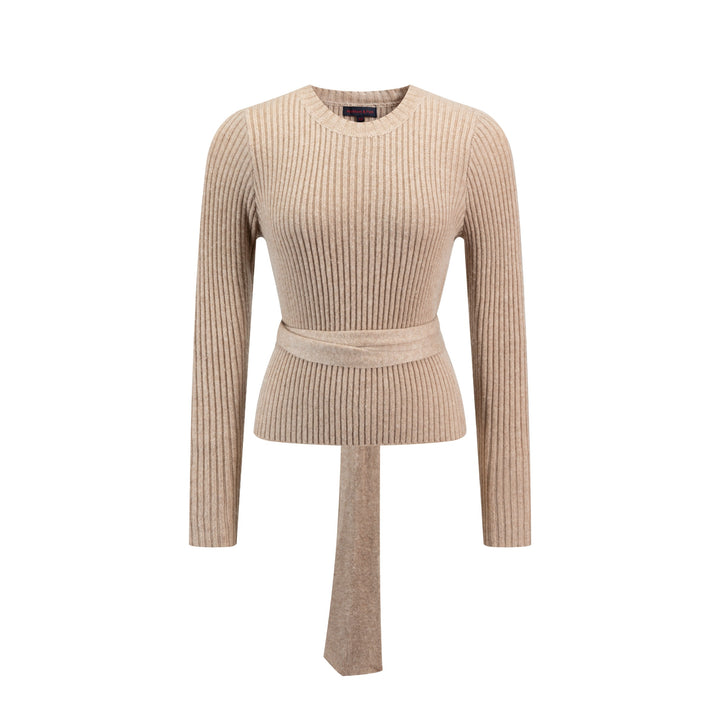 Ribbed Knit Tie Top