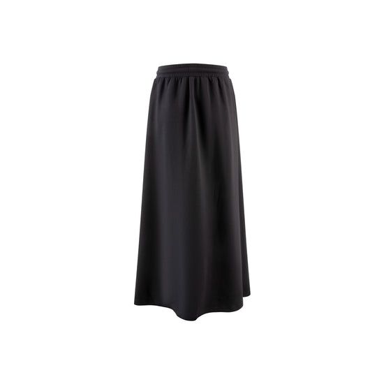 Black Skirt With Drawstring