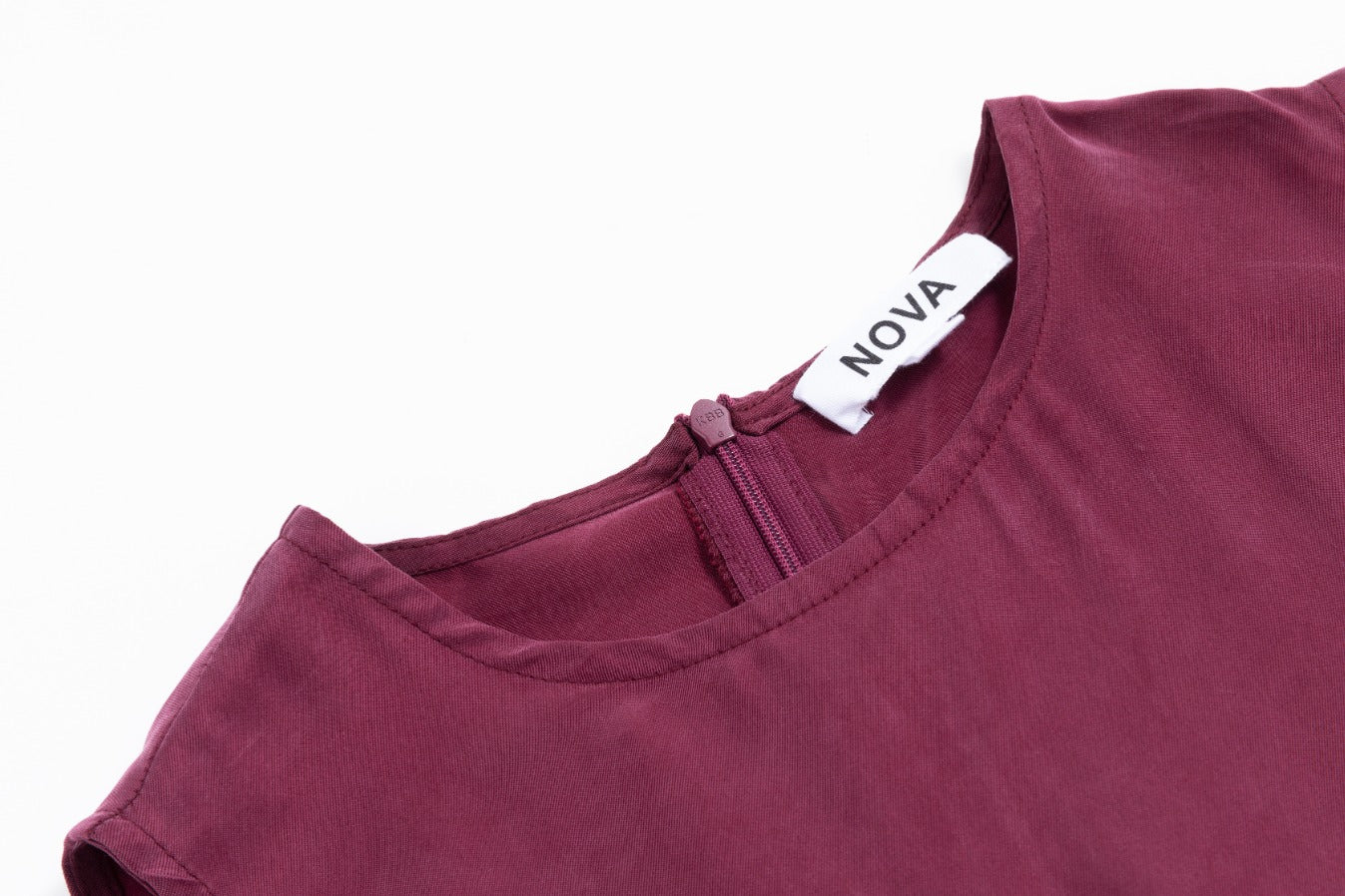 Burgundy Suede Jumper