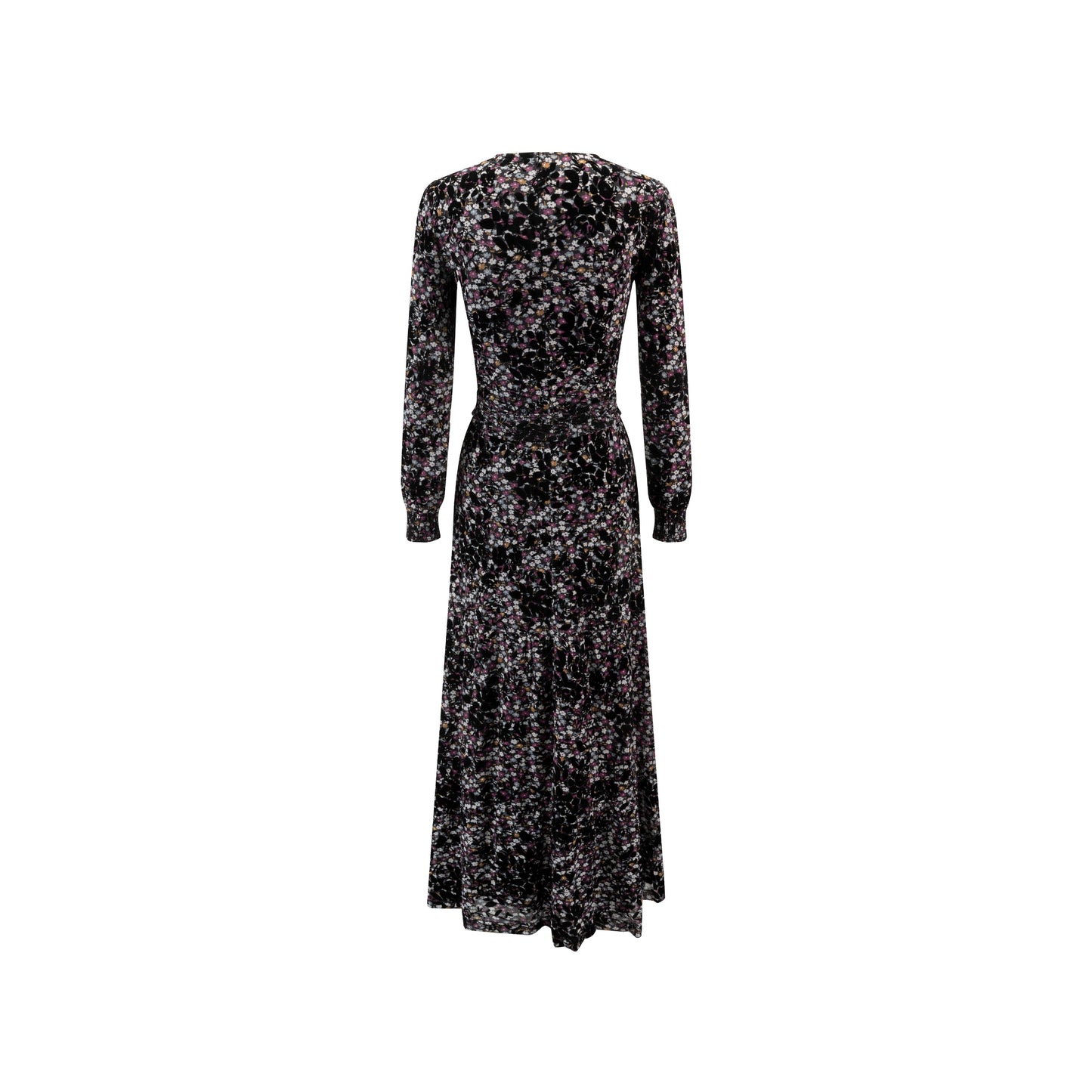 Pressed Velvet Multi Floral Dress