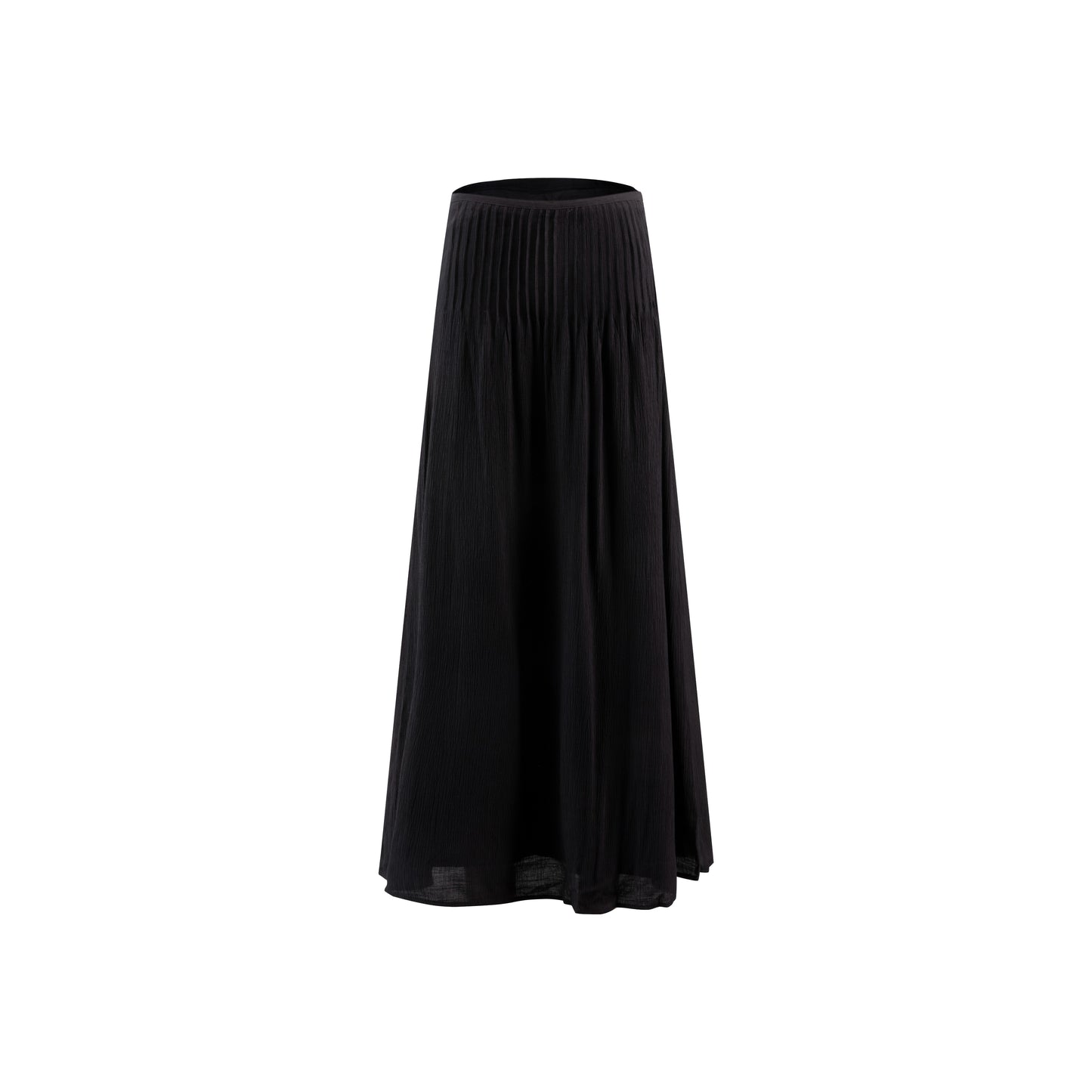 Black Chiffon Skirt - TW4274ST-A