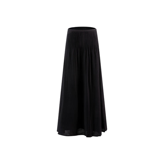 Black Chiffon Skirt - TW4274ST-A