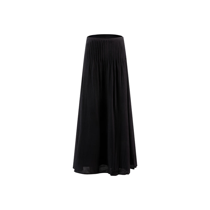 Black Chiffon Skirt - TW4274ST-A