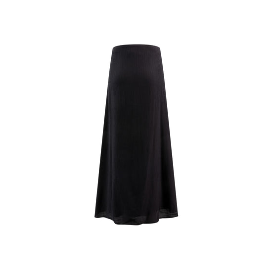 Black Chiffon Skirt - TW4274ST-A