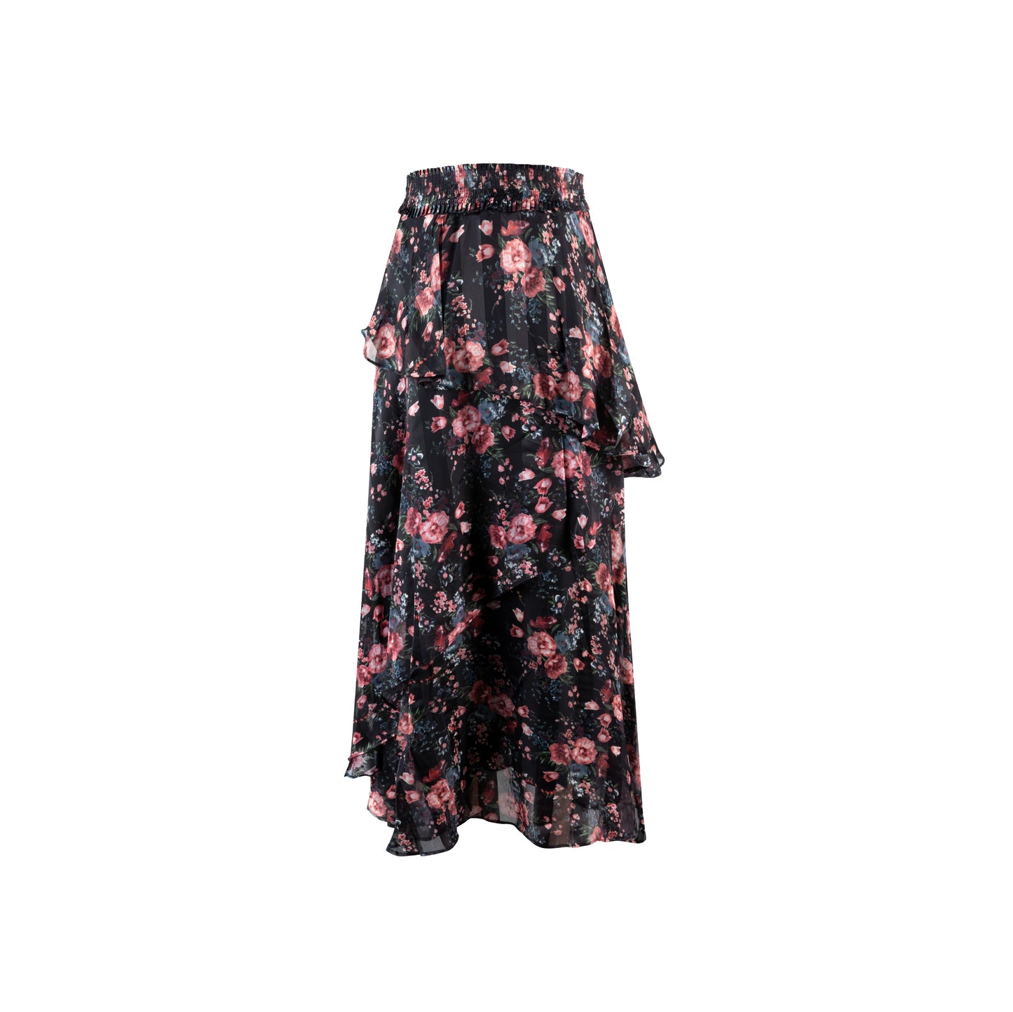 Chiffon Floral Layered Skirt