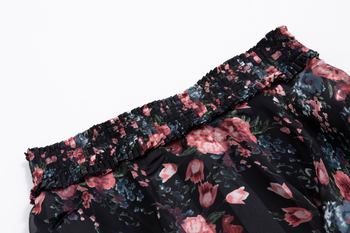 Chiffon Floral Layered Skirt