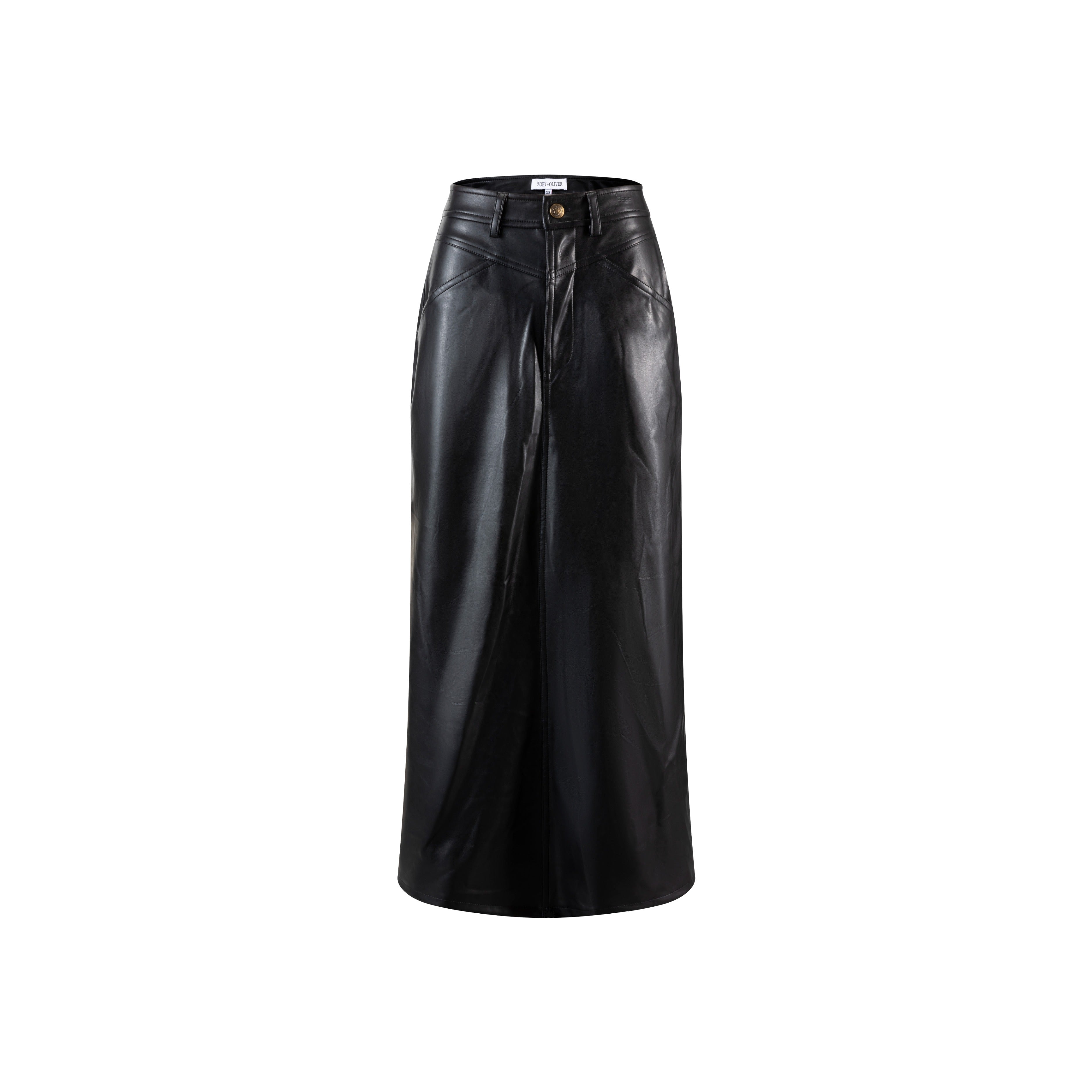 Black Leather Skirt