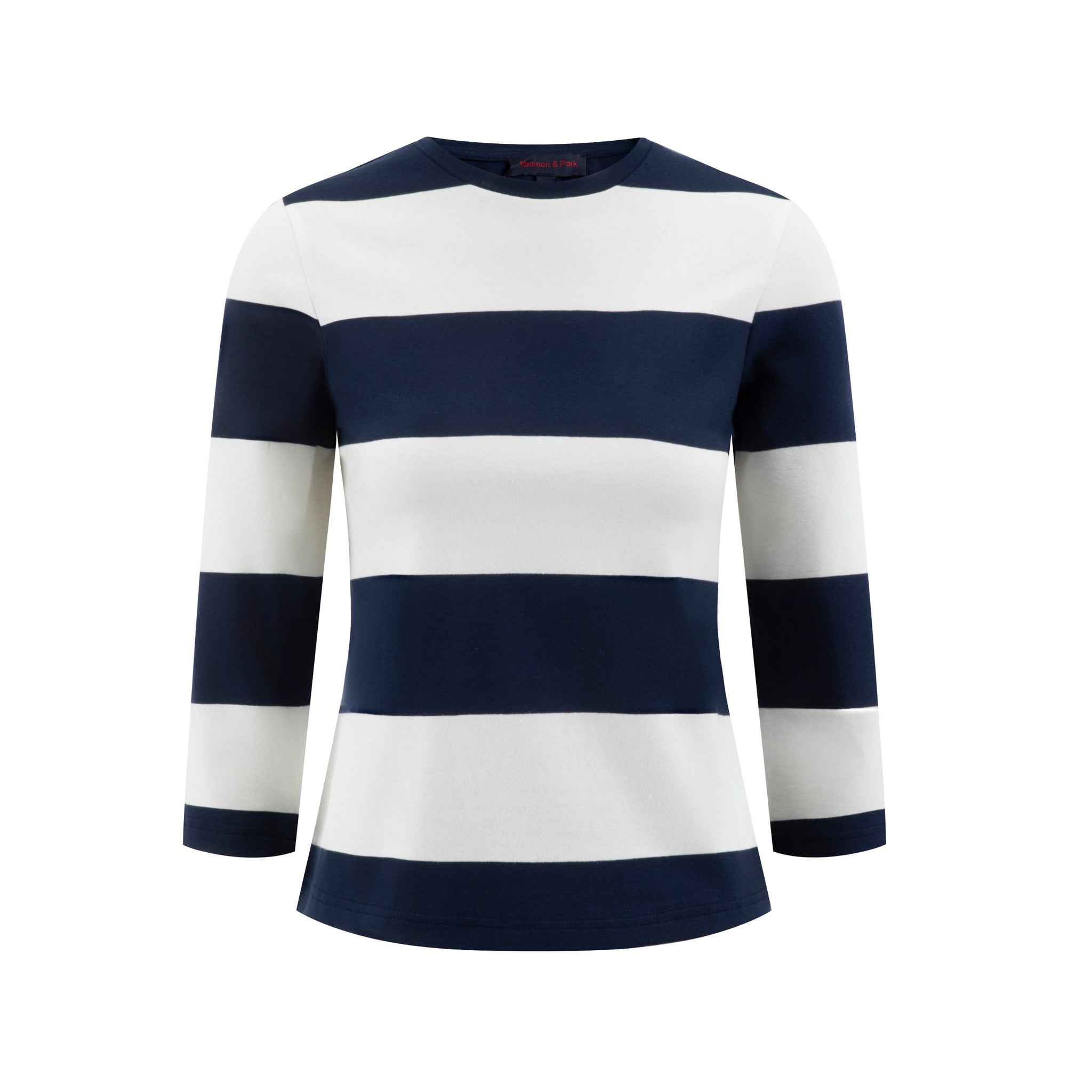 Navy/White Stripes Top