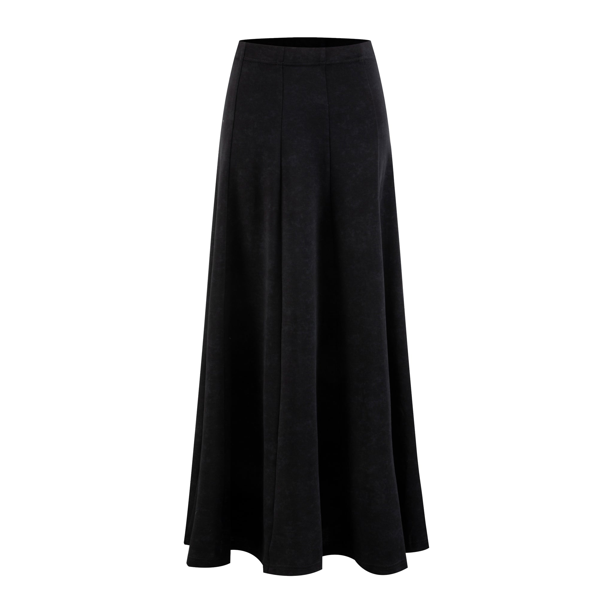 Black Acid Wash Skirt