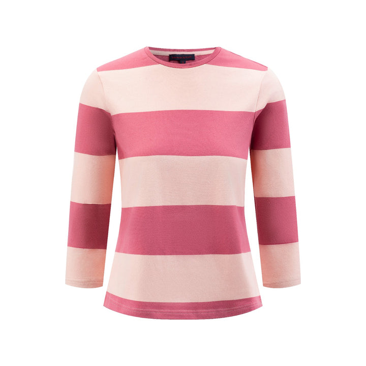 Pink/Salmon Stripes Top