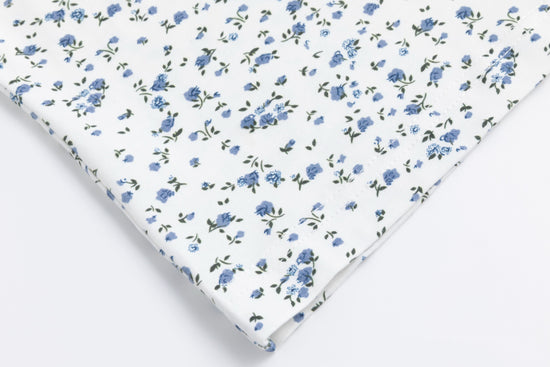 Blue Floral Printed T Shirt