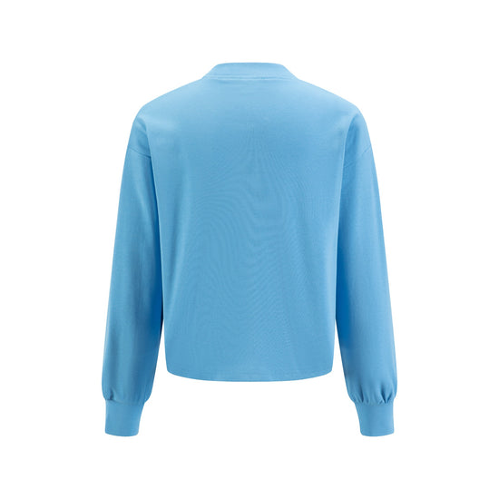 Cropped Piping Top - Robin Blue