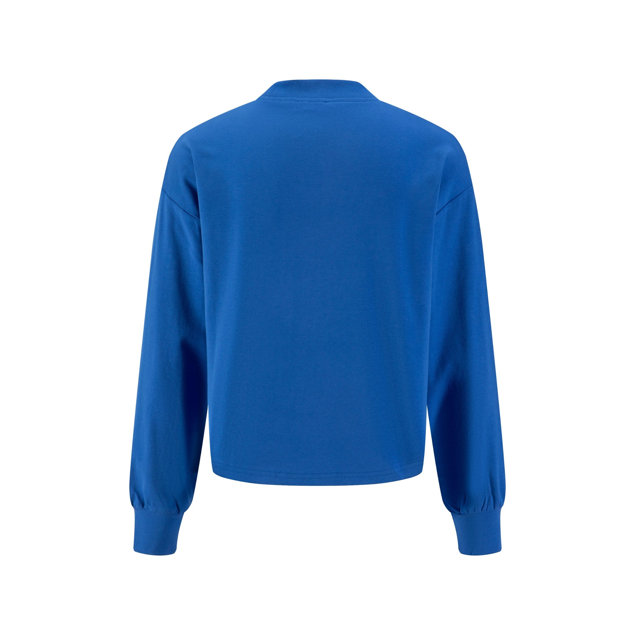 Cropped Piping Top - Royal Blue